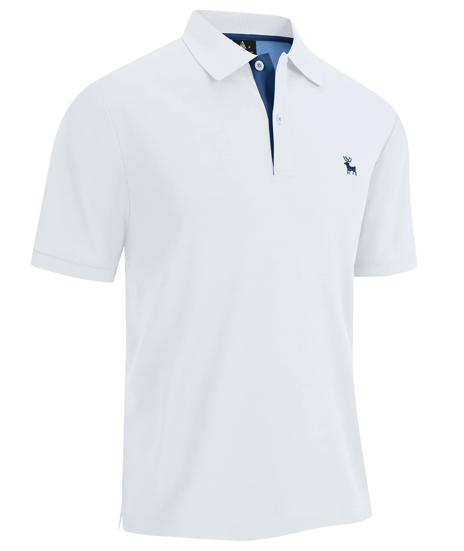 SwissWell Polo Manga Corta para Hombre Polo Shirt de Secado Rápido Polo de Golf Verano Outdoor Transpirable Camisetas - 3