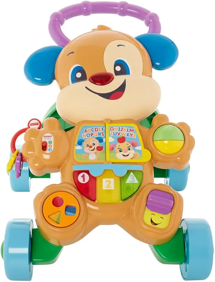 Cachorrinho que Anda, Aprender e Brincar, Fisher Price, Mattel, Azul