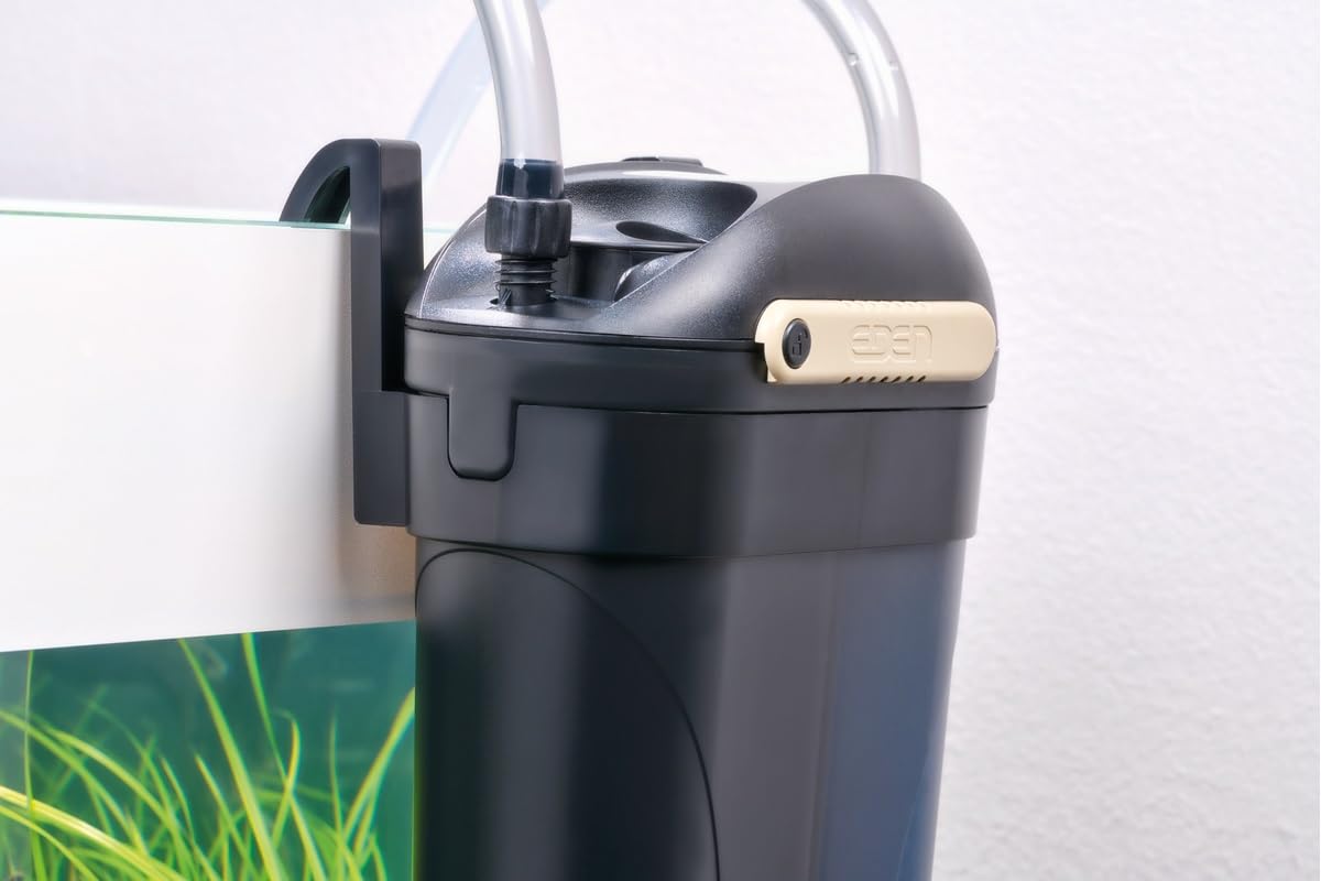 Eden 94070 FES 60 Aquarium Außenfilter - geräuscharmes Doppelfiltersystem, für Aquarien bis zu 60 Liter, platzsparendende Aufbewahrung, ideal für Nanoaquarien