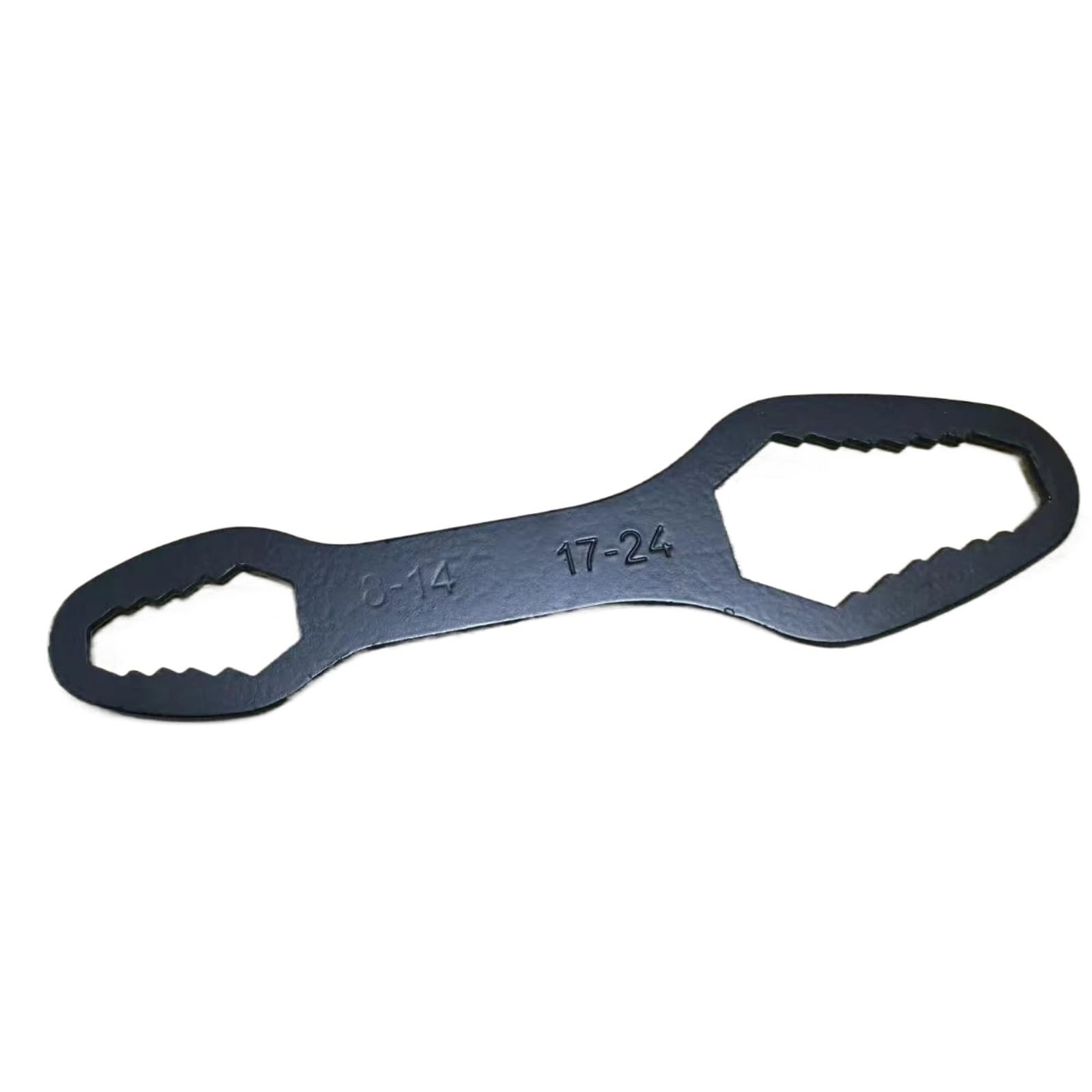 Lajhdcg Black-155Mm 8-24Mm Universal Torx Wrench Self-Tightening Adjustable Wrench Board Double-Head Torx Spanner Hand Tools For Factory(Black-155Mm)