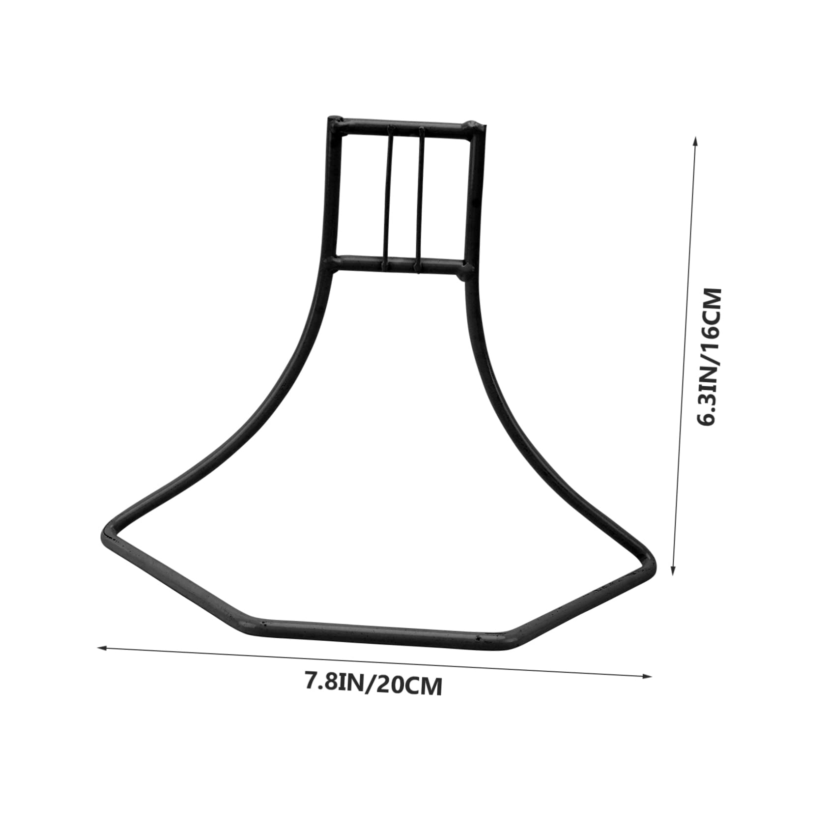 Mikikit 2Pcs Hamster Exercise Wheel Brackets Iron Stands for Pet Running to Easy to Install Stable Base No Noise and for Small Animals