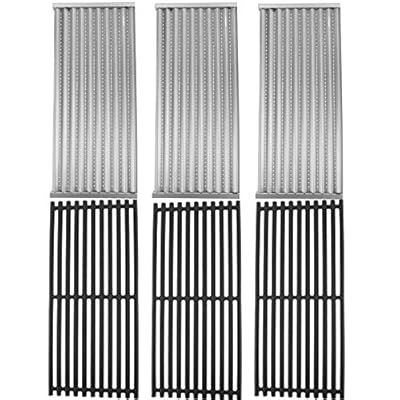 Emitter Plate & Grill Grate 463242516 for Charbroil Commercial Infrared 3 Burner Grills 463242515 466242515 463243016 463367016 466242516 463342620 463346017, Charbroil G474-0017-W1 G466-2400-W1 Parts