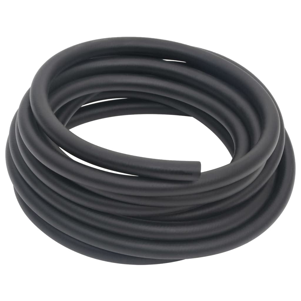 Tubo dell'aria ibrido nero, 1,5 cm, 10 m, in gomma PVC, per compressore, pneumatico, a spirale, flessibile, resistente alle pieghe, officina, garage, industria, edilizia, artigianato