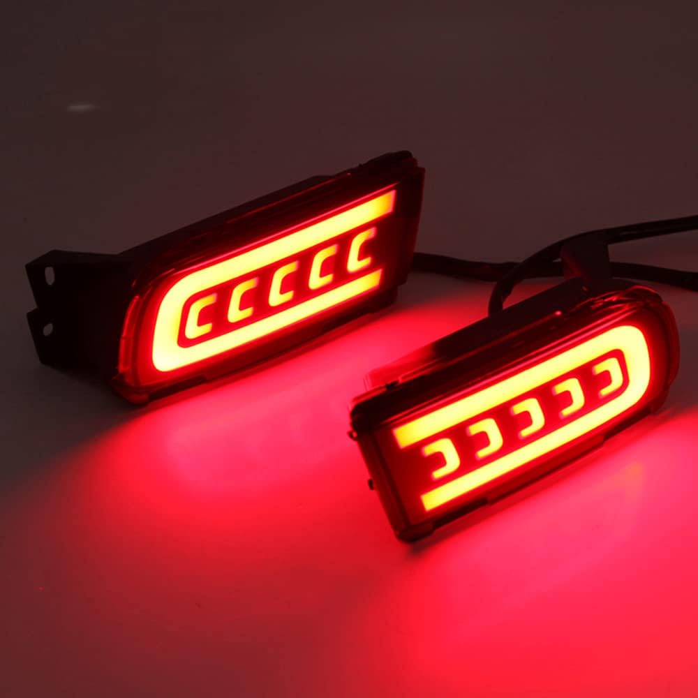 150系 リフレクター ランクル ランドクルーザー LEDリ 【Megana】 リアバンパーランプ スモール・ブレーキ・流れるウインカー連動
