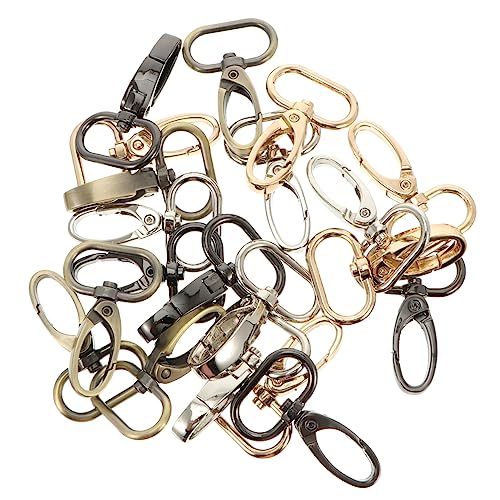 OSALADI 20pcs DIY Claw Clasp Bag Snap Hooks Professional Lobster Clasp Keychain Snap Hook Handbag Buckle Craft Making