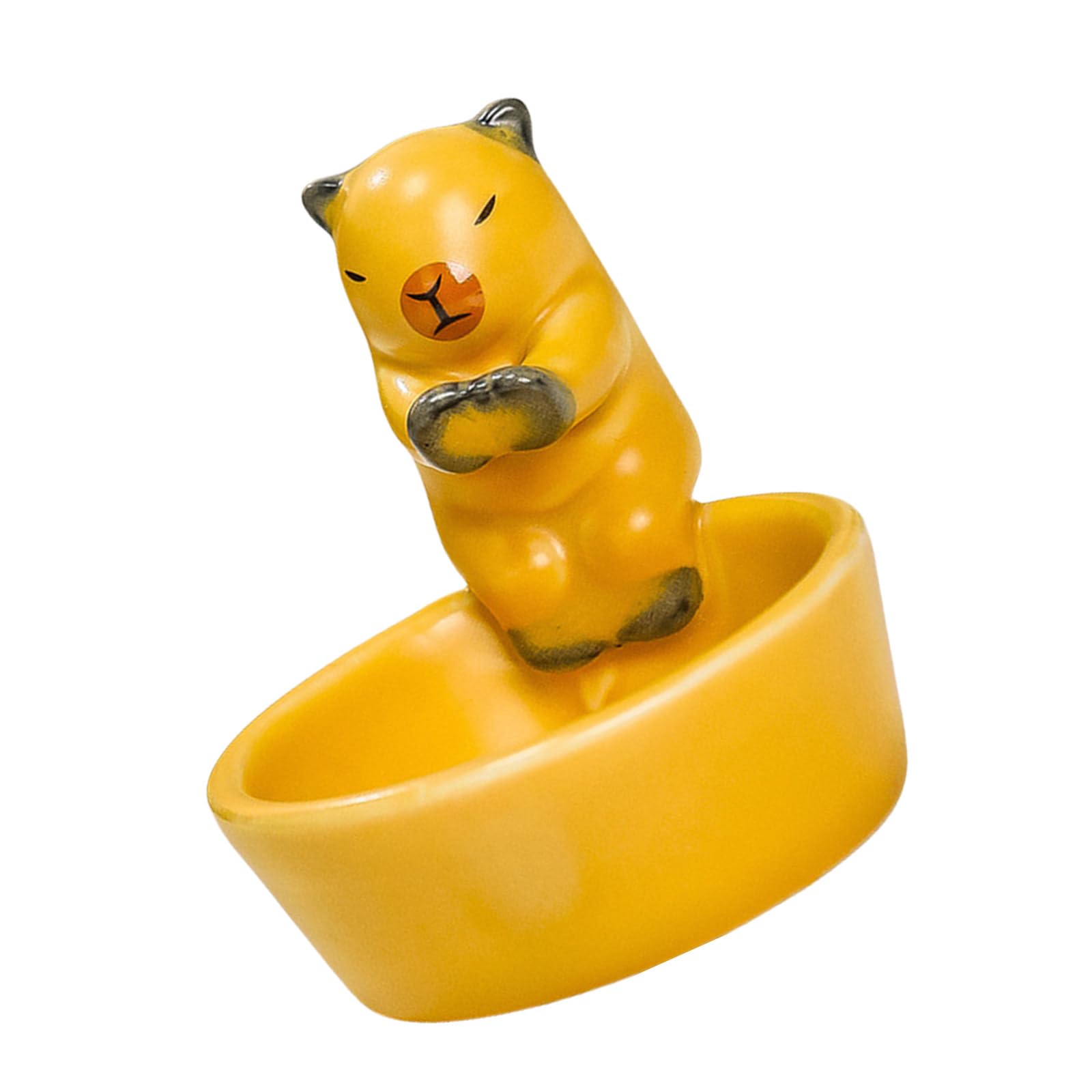 Psdndeww Cartoon Animal Candle Holder Decorative Tealight Holder Ceramics Candlestick for Living Room Bedroom Table Decoration