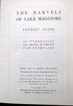 Paperback The Marvels of Lake Maggiore - Tourist Guide Book