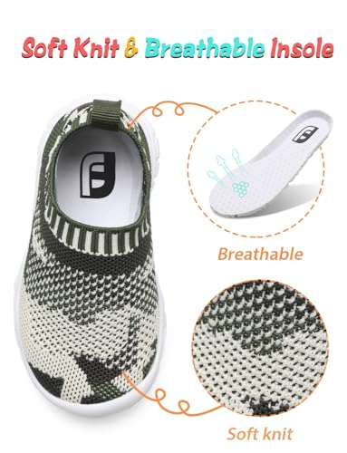 Image of JOINFREE Toddler Boys Girls Sneaker Slip On Shoes Kids Lightweight Breathable Walking Shoes