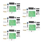 5PCS 4 Bits Digital Clock DIY Electronic Soldering Practice kit