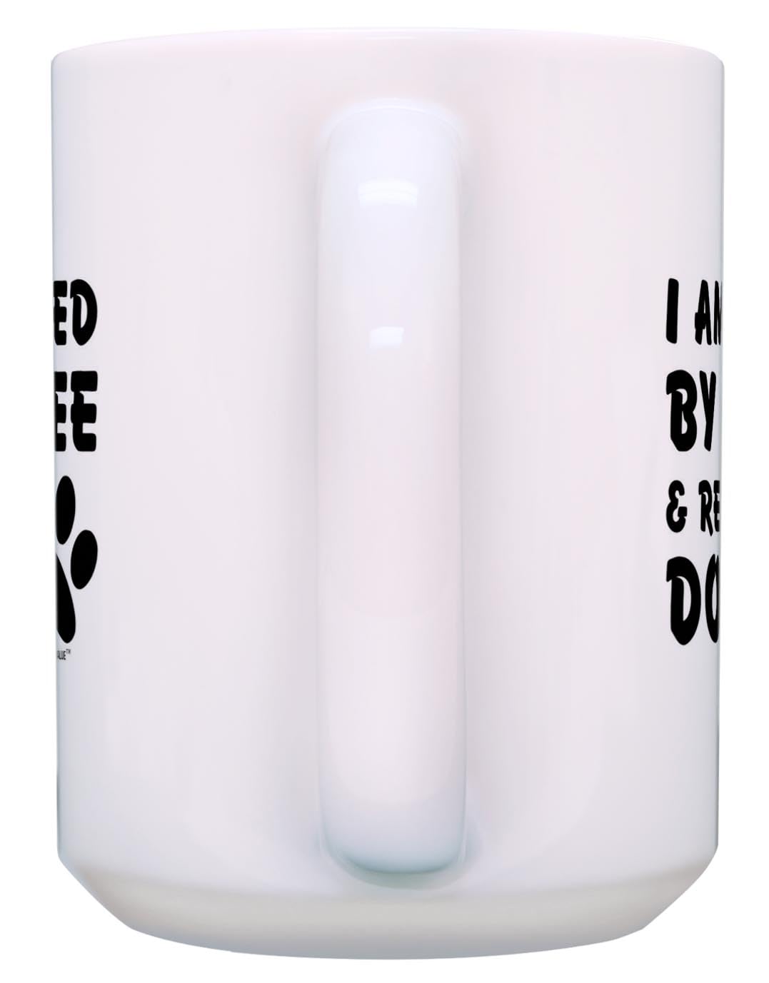 Dog Dad Gifts For Men I'm Owned By Coffee And Rescue Dogs 2 Pack 15oz Ceramic Coffee Mug Set