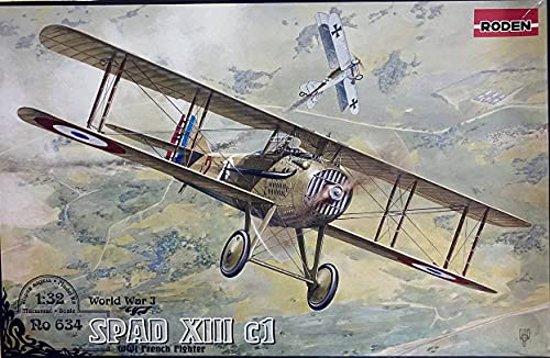 Spad XIIIc1 Early Roden 634 1/32 kit de plástico avión a escala para montar