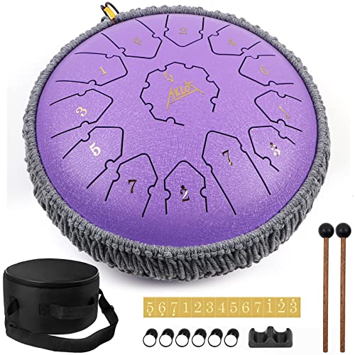 Riceverai 1 handpan, 2 bacchette per batteria, 1 staffa per martello, 6 plettri, 1 set di adesivi per appunti, 1 libro di musica e 1 borsa da viaggio.