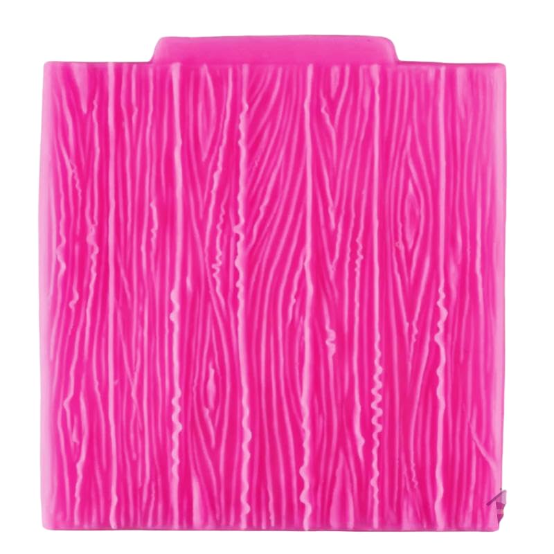 Krafters Attic Texture Silicone Wood Mold, Food Grade Cake Molds, Clay Fondant Decorating Supplies (Pink)-image-16