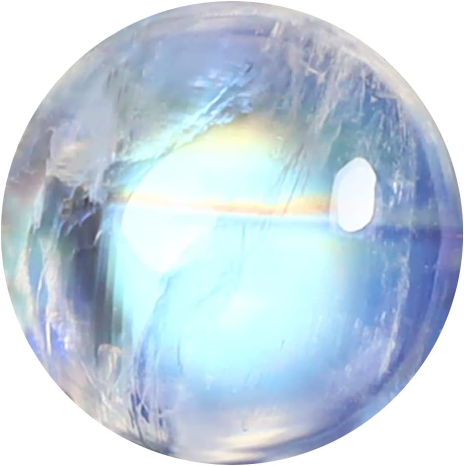 ムーンストーン ルースストーン 1.58 ct AAA Round Cabochon Shape (7 mm) Rainbow Bl