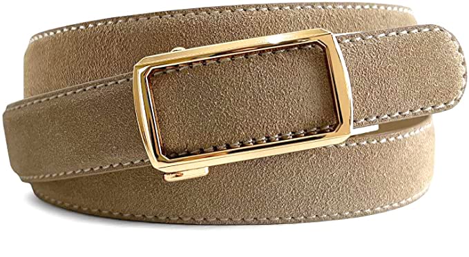Women's Leather Belt Fashion Genuine Suede Leather Belts For Jeans Dress or Ratchet Belt 1