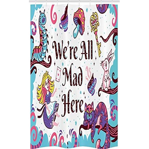 ABAKUHAUS Fantasy Stall Shower Curtain Set Cover