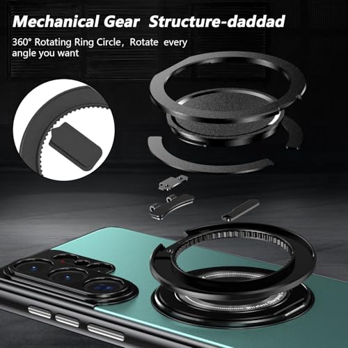 Coque Samsung Galaxy S26 Plus silicone rigide noir avec béquille anneau