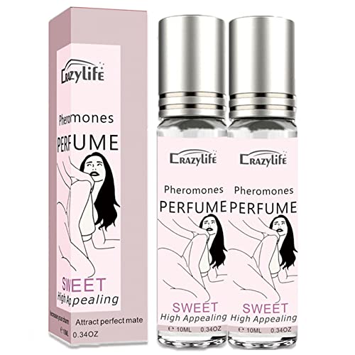 Pheromone Parfums, Huile De Phéromone Pour Femme Pour Attirer Les Hommes, Parfums Doux Longue Durée, 10 ML (2 PCS)