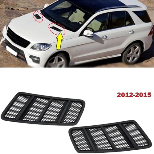 Rejilla de parachoques para Benz W166 ML GL 2012-2015 cubierta de capó 1668800105 4