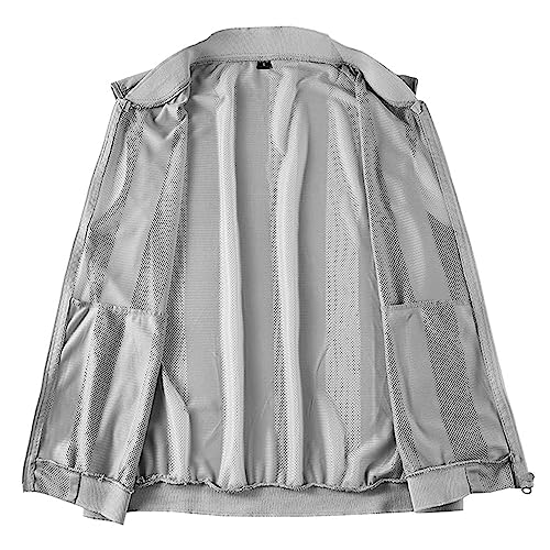 Flygo Men's Summer Casual Lightweight Breathable Mesh Cycling Travel Zip Vest2