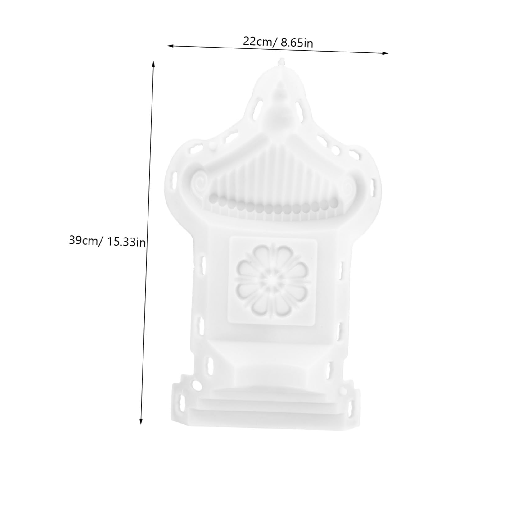 Stampo per Padiglione in Cemento per Progetti Fai da Te, Design Classico Continentale, Materiale Pp Riutilizzabile, per Decorazioni da Giardino e Creazioni Creative