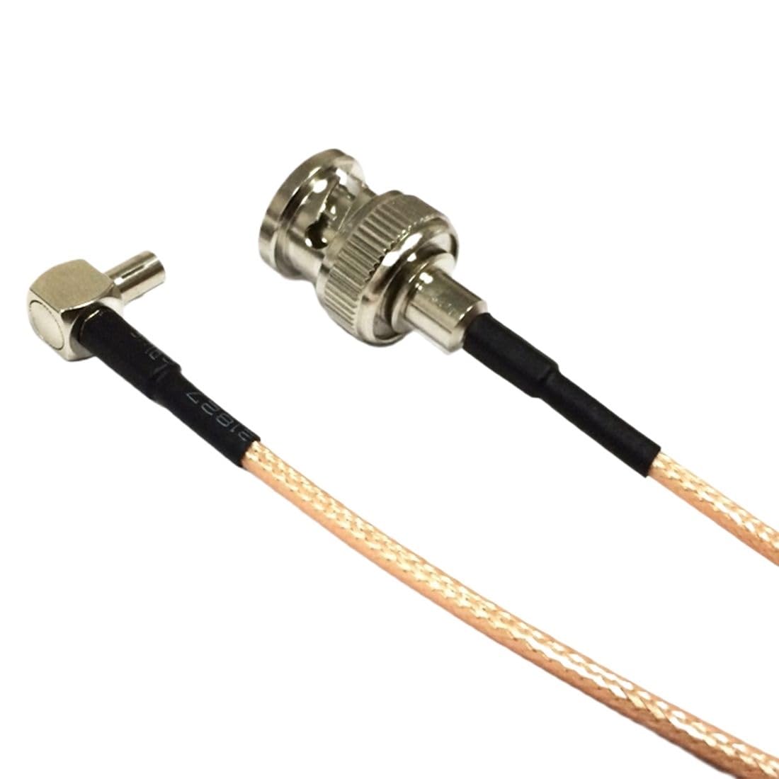 LIHUA 3G USB Modem Extension Cable TS9 Right Angle to BNC Male Female Pigtail Adapter RG316 15cm/30cm/50cm(BNC Male,300cm)