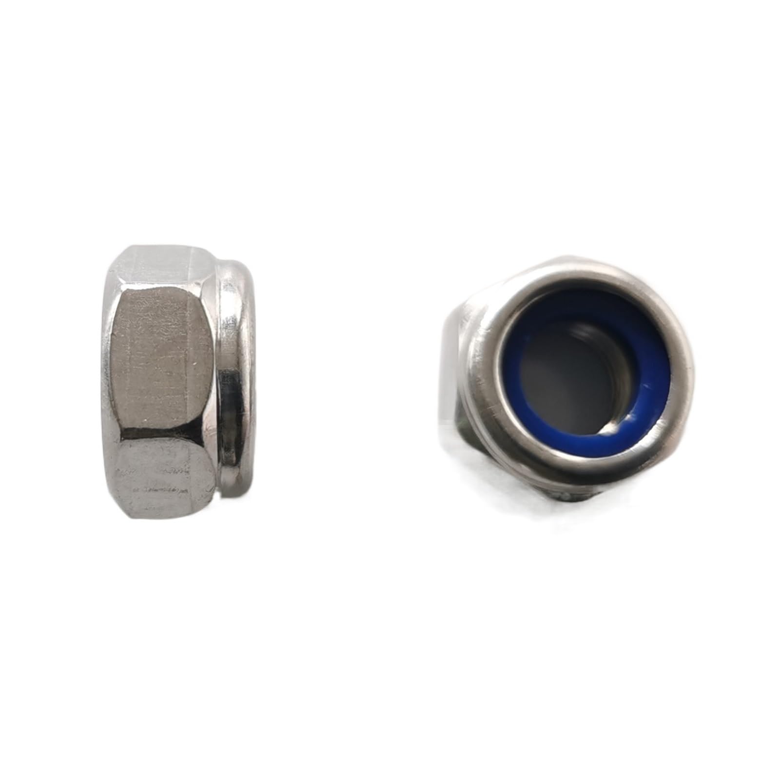 M10 M12 M14 M16 M18 M20 M24 M27 M30 Acero inoxidable 304 Tuerca de bloqueo de inserción de nylon hexagonal Tuerca de bloqueo hexagonal autoblocante (Color : M30-5 pcs)