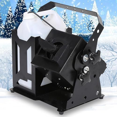 TsoLay 1500W Professional Snow Machine, Stage Effect Snowflake Maker with Remote Control, 6-8m Jetting Distance, Snowflake Blizzard Effect for Stage DJ Party, Wedding, and Christmas Decorations
