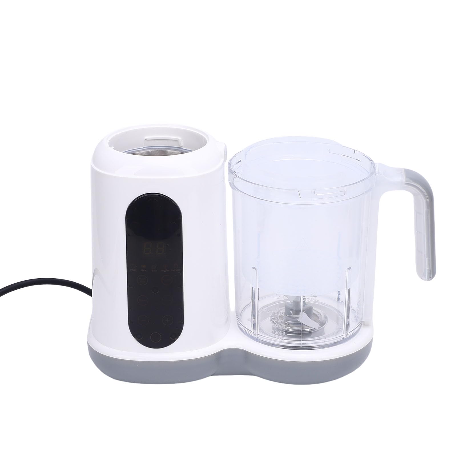 Fruttino per Alimenti per Bambini, Macinatura Automatica per Bambini e Frullatore con Timer Grande capacità, Materiale Plastico di Sicurezza, Funzionamento Facile, Taglierina di