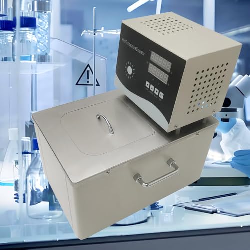 EQCOTWEA 5L Laboratory High Temperature Circulator Oil Bath Thermostatic Circulator Pump Digital Thermostatic Water Bath Heating Circulator System Room Temp ~300°C Heated Circulator
