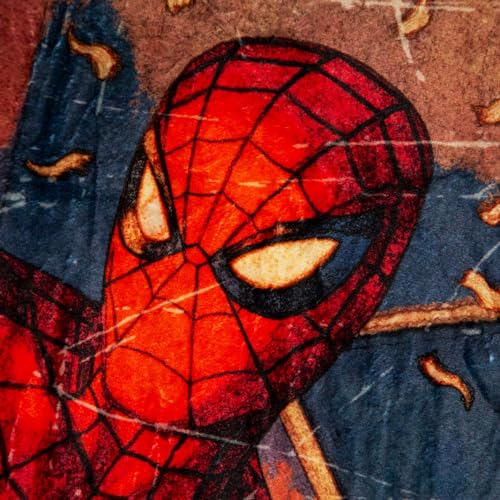 Friendly Neighborhood Spider-Man Fleece Throw Blanket | Marvel ComicsSoft Polyester Cover