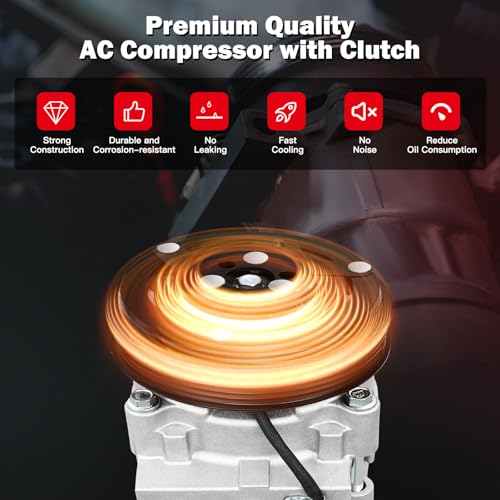 Image of cciyu AC Compressor for Car for Ford Mustang Econoline Van Wagon 4.6L 5.4L