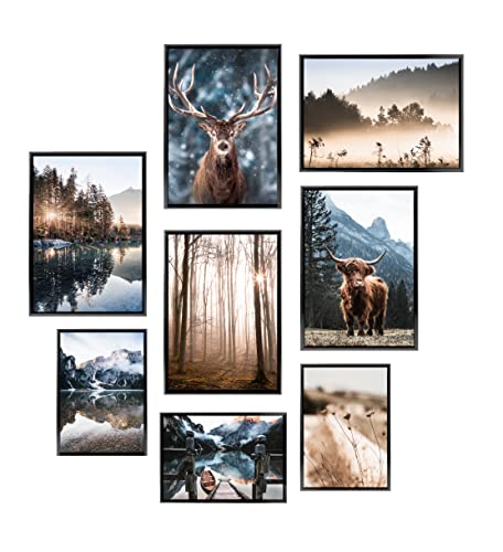 Heimlich – Poster-Set – 4 A3 / 30 x 42 cm + 4 A4 / 21 x 30 cm...