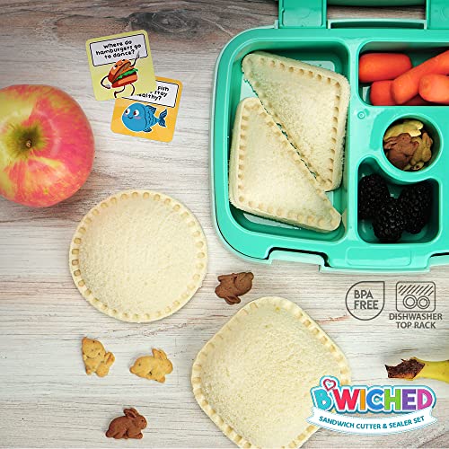 Savoychef Sandwich Cutter And Sealer - Uncrustables Sandwich Maker - Cut And Seal - Great For Lunchbox And Bento Box - Boys And Girls Kids Lunch - Circle, Square, Triangles #TOP2