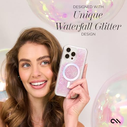 Image of Case-Mate Soap Bubble iPhone 16 Pro Case - Iridescent Waterfall
