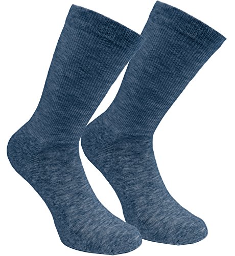 BRUBAKER 6 Paar Herensokken - Lenzing Modal - Grijs, Blauw, Denimblauw - Maat 41-46 - Afbeelding 6