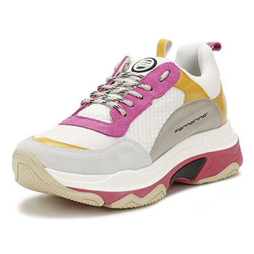 Fornarina Womens Fuxia Pink Super 4 Chunky