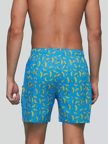 Image of XYXX Men's Remix Regular Fit Cotton Printed Boxer with Dual Pocket & No Marks Waistband (Pack of 2)