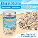 1200 Pcs Tiny Sea Shells, Seashells for Crafts with Small Shells Starfish Mixed Ocean Beach Spiral Seashells for Beach Party, Fish Tank and Vase Filler, Wedding Decor, Diy Jewelry Candle Making