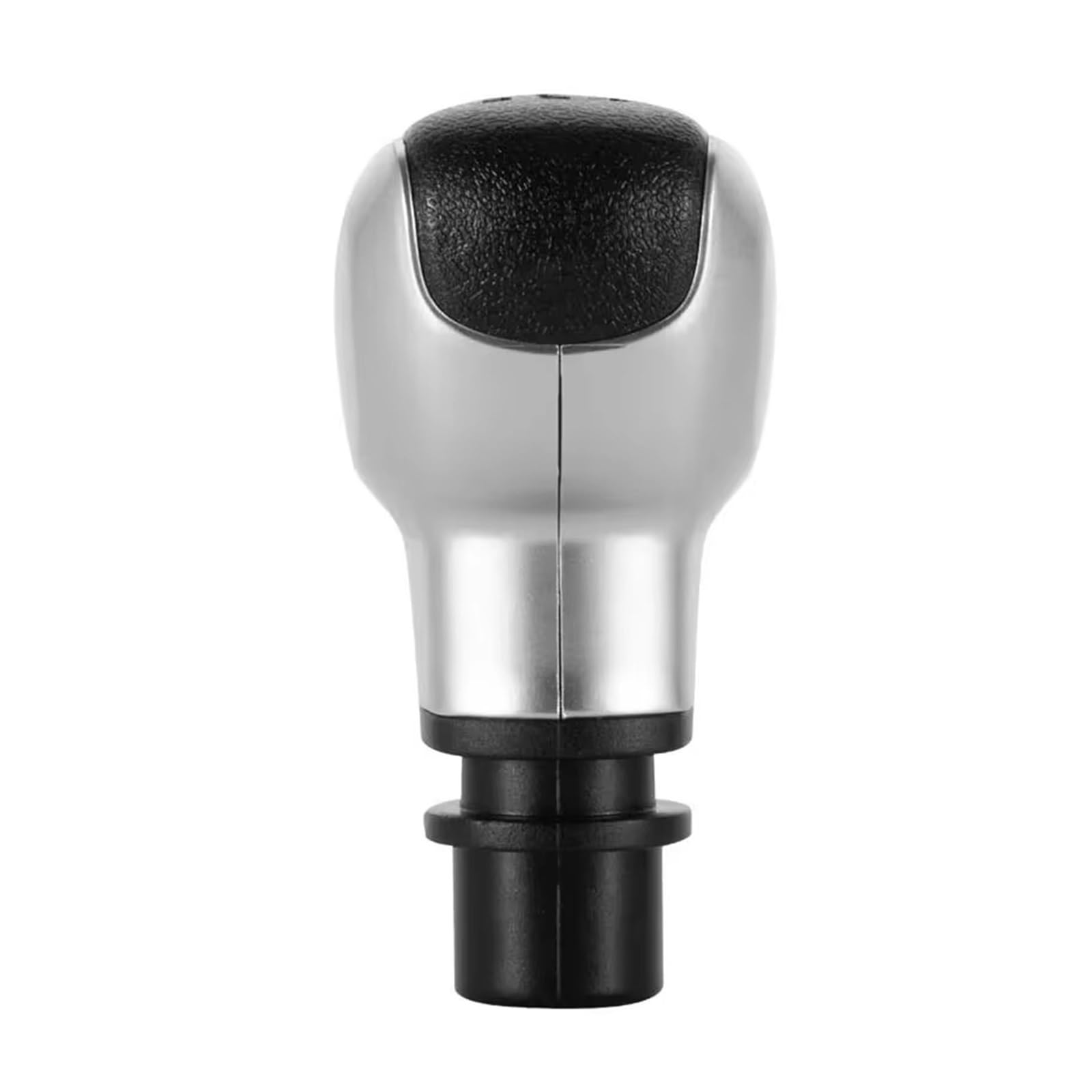 GHQFROP Transmission Gear Shift Knob for Citroen for C-Quatre for C-Triomphe for Elysee 5 Speed ABS Gear Shift Knob Car Gear Stick Knob(Sliver)