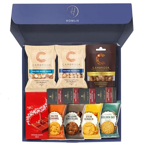 Afternoon Tea Hamper with Assorted Biscuits, Milk Chocolate & Pre...