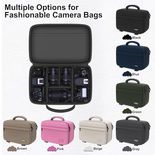 Bolso para cámara LTGEM compatible con DSLR y accesorios miniatura 7