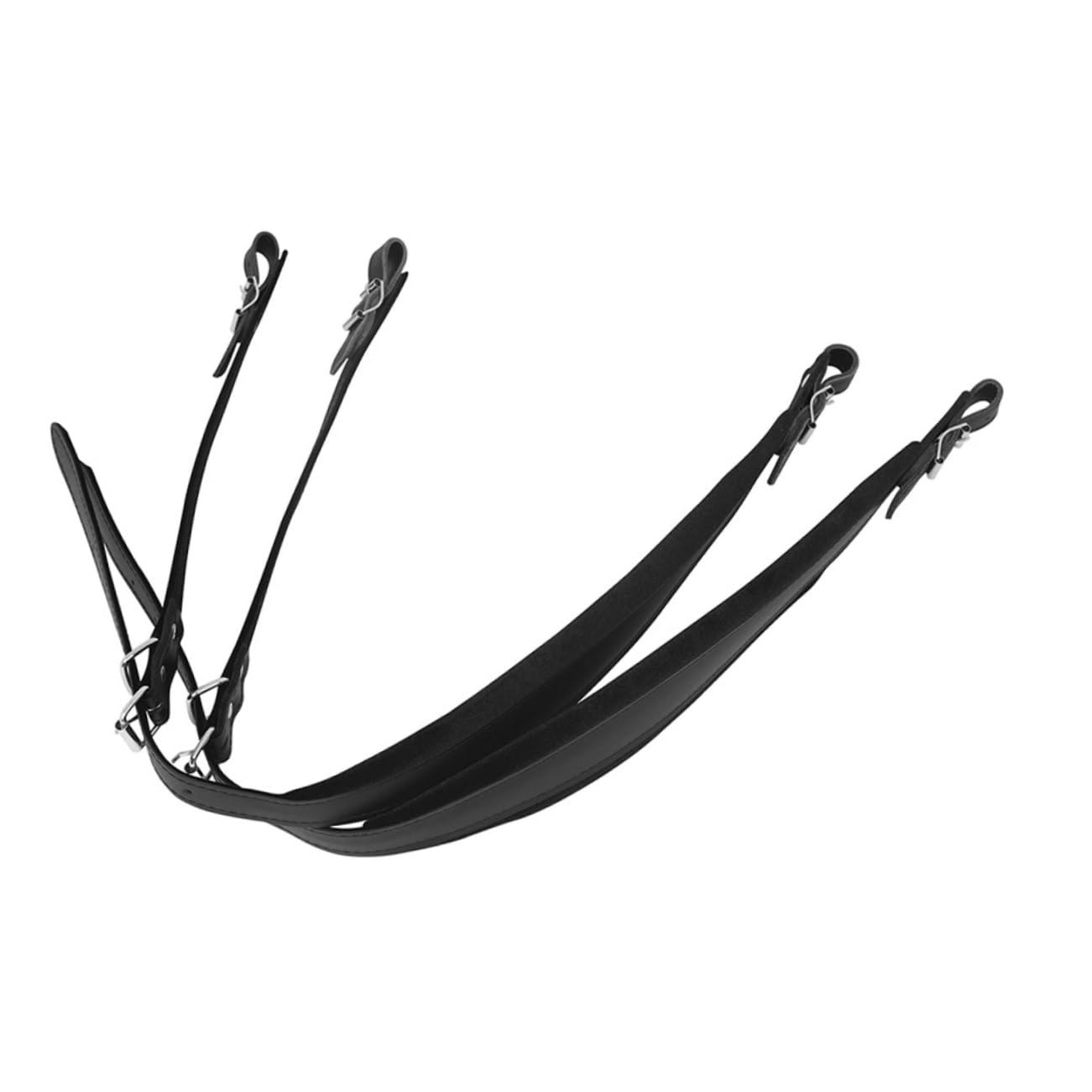 Cinturino per Fisarmonica in Finta Pelle Nero Tracolla Regolabile per Fisarmoniche da Bottoni Bassi Accessorio Comodo e Durevole per Musicisti di Viaggio