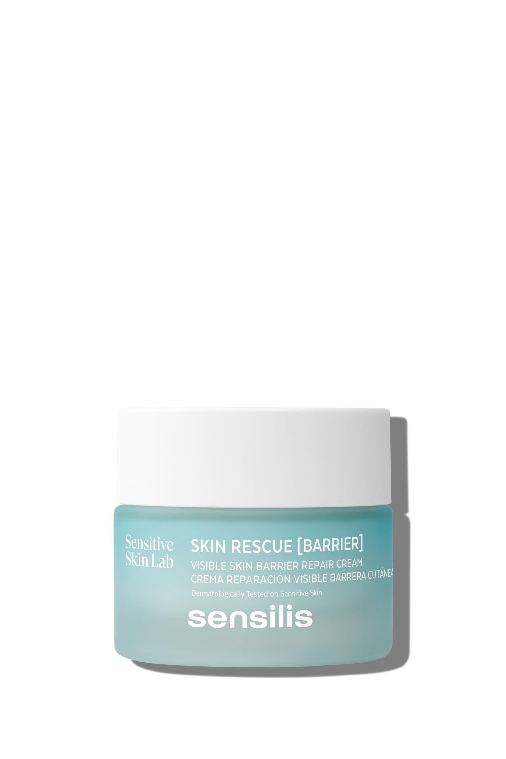 Sensilis - Skin Rescue Barrier, Crema Facial Reparadora, 50 ml | Ácido Hialurónico, Ceramidas, Repara, Hidrata, Reduce Rojeces, Hipoalergénica, No Comedogénica, Textura Crema, Uso Facial
