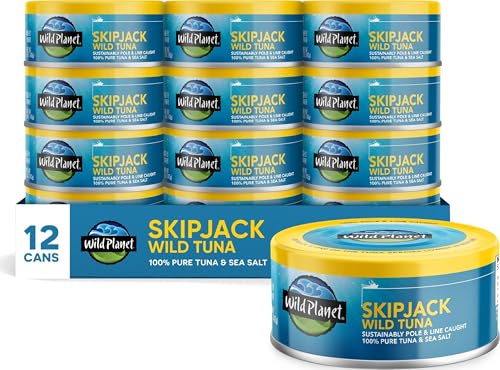 Wild Planet Skipjack Wild Tuna with Sea Salt...