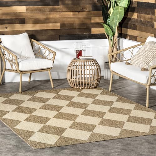 nuLOOM 6' 7' x 9' Outdoor Performance Area Rug,...