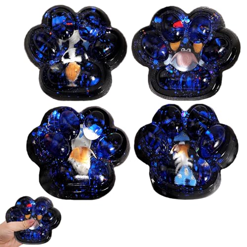 4 Piezas Squishy Pata Squishy, Taba Squishy, Pata de Gato Squishy, Juguete para Niños Adultos, Fufu Squishy, Squishy Gato Paw, Squeeze Toy Squishy Pata Squishy, Dulce Suave Gato Patas