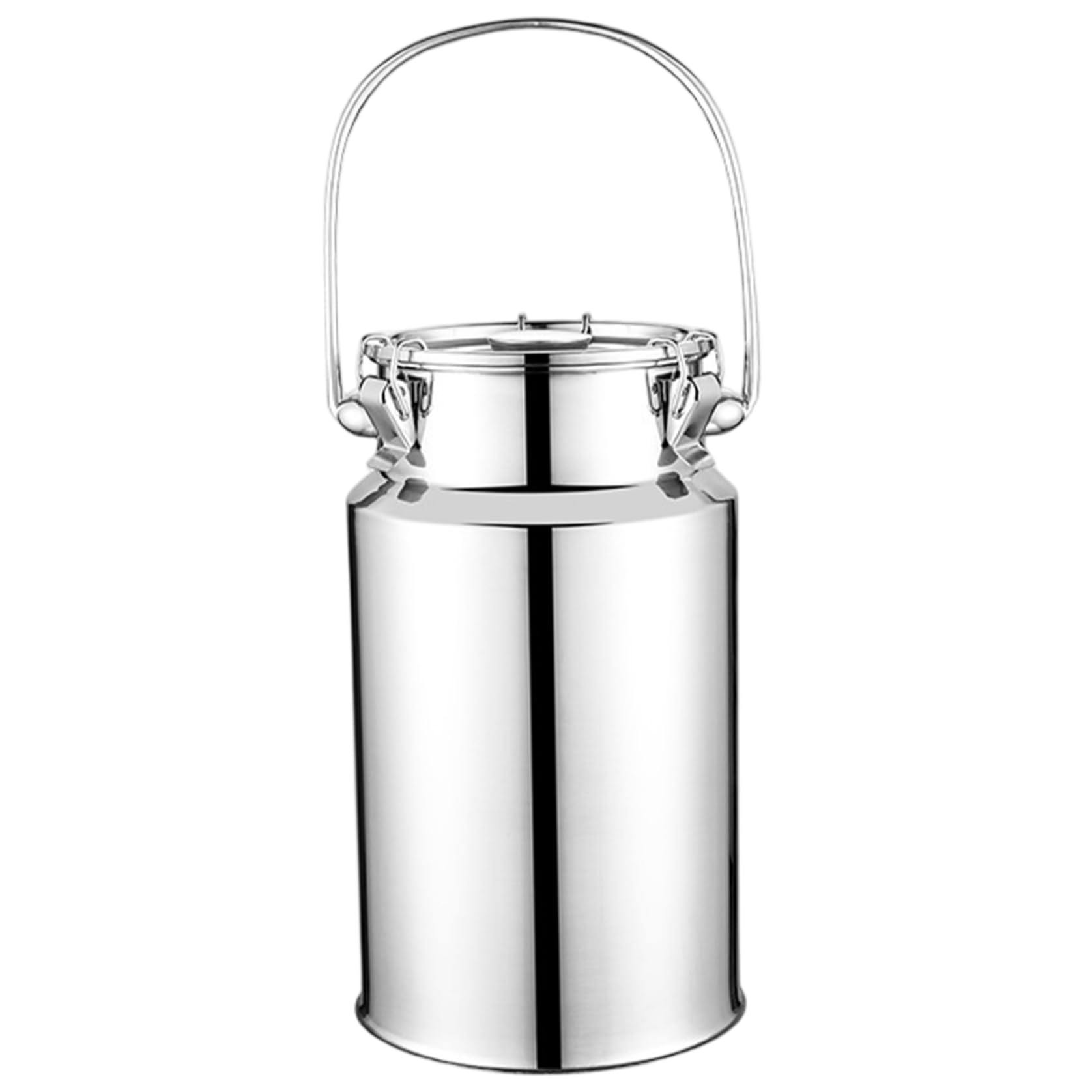 Pot à lait portable 3L récipient inox hermétique pour liquides et secs