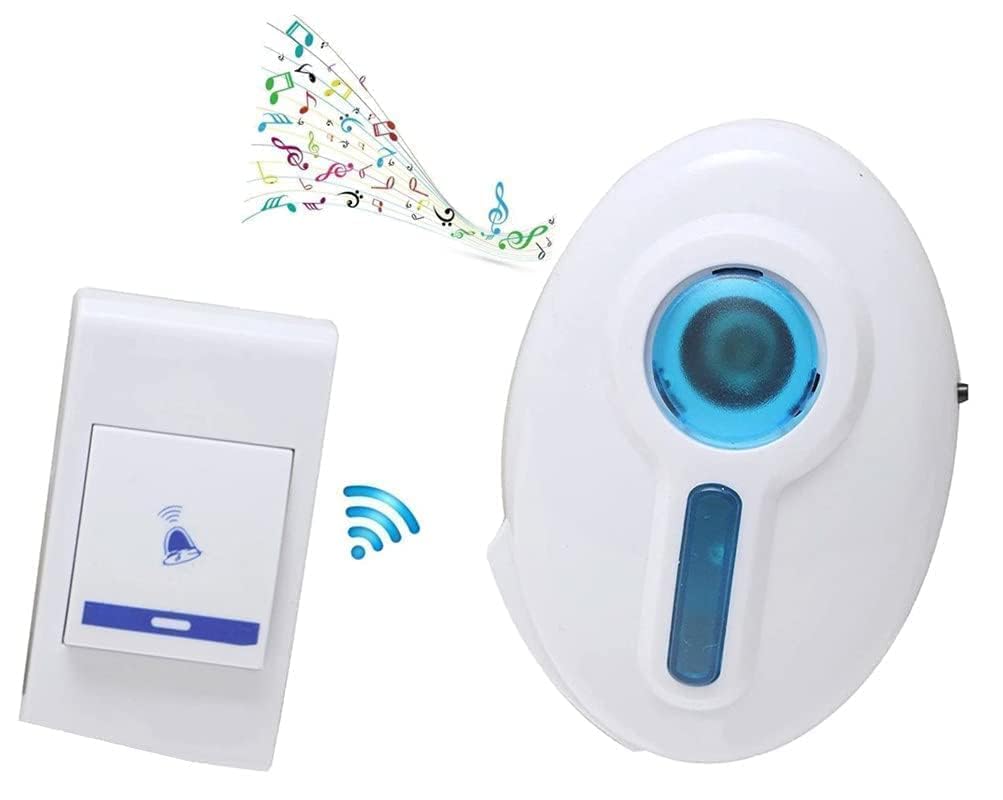 Sellplus Wireless Doorbell Over 100 Feet Range Multiple Ringtones Receiver Transmitter, Easy Install, Door Bell for Home, Office, Hospital (B0D987JH93) Amazon Price History, Amazon Price Tracker