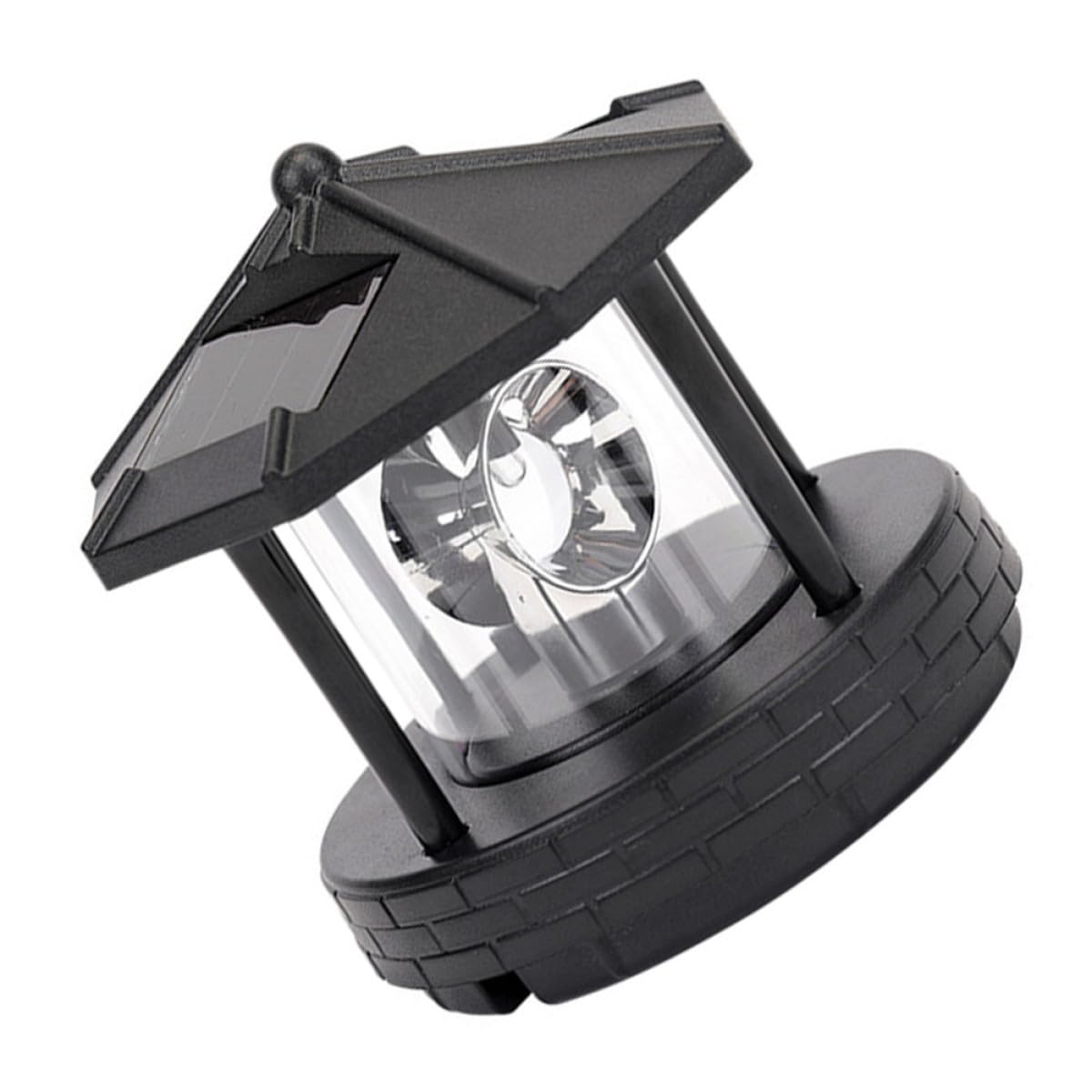 Rotating Solar LED Garden Lights Outdoor Solar Walkway Path Lights for Patio Lawn Yard